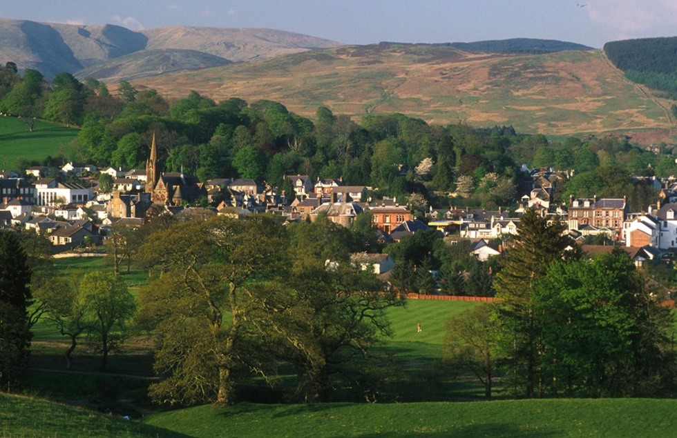 countryside views of Rothbury